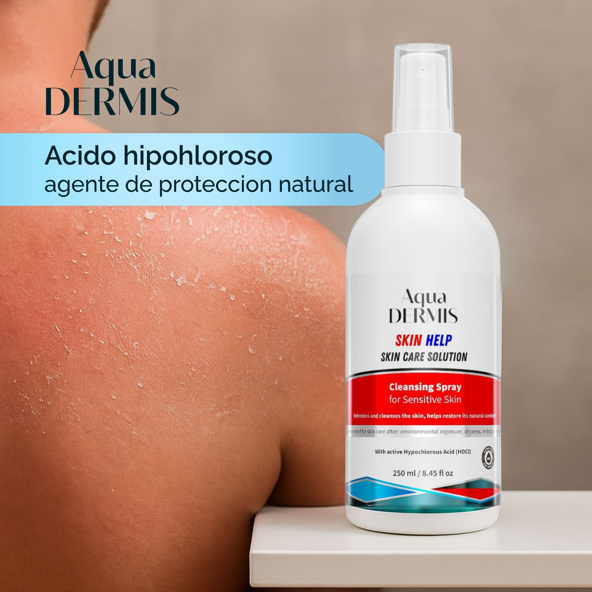 Dúo de Brumas con HOCl – Hidratación Diaria y Recuperación de la Piel (Pack para Piel Sensible y Todo Tipo de Piel)