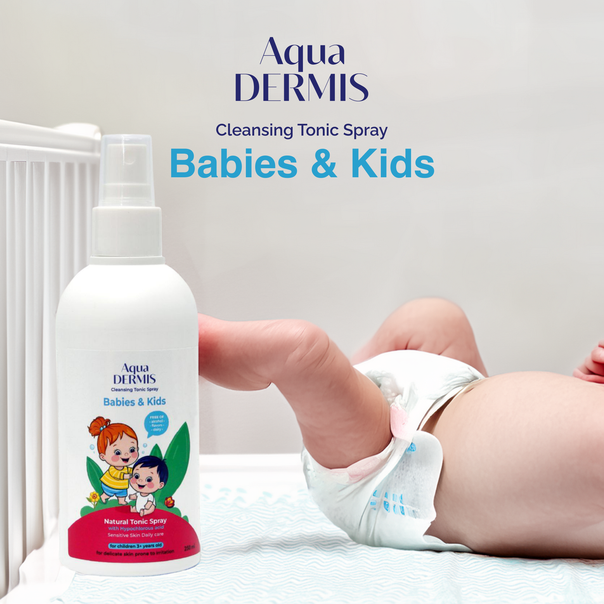 Pack Familiar con HOCl – Bruma Facial y Corporal + Spray Suave para Niños (250 ml cada uno)