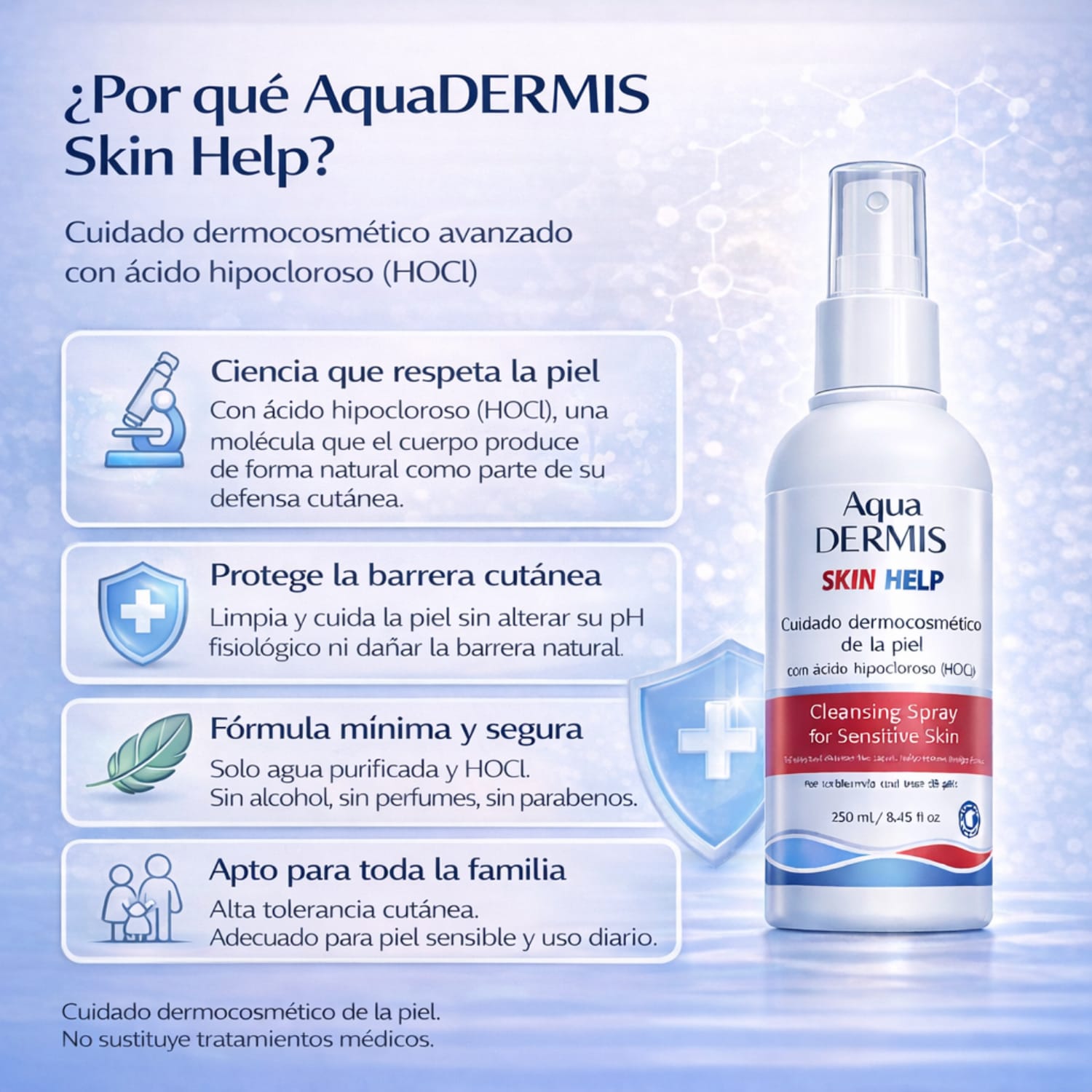 Bruma Reparadora con HOCl – Hidratación y Calma para Todo Tipo de Piel (250 ml) - Sterilox C&B Europe SL