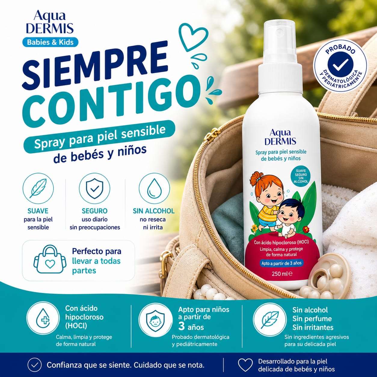Bruma Suave con HOCl para Bebés y Niños – Spray Hidratante y Seguro (250 ml) - Sterilox C&B Europe SL