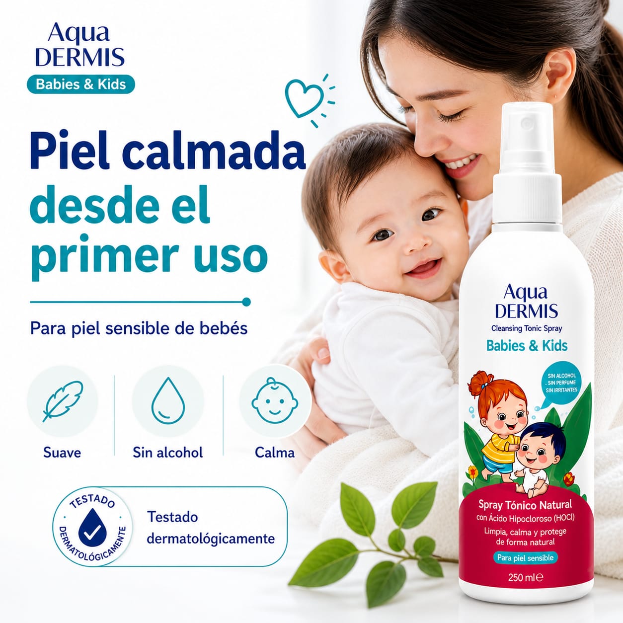 Bruma Suave con HOCl para Bebés y Niños – Spray Hidratante y Seguro (250 ml) - Sterilox C&B Europe SL
