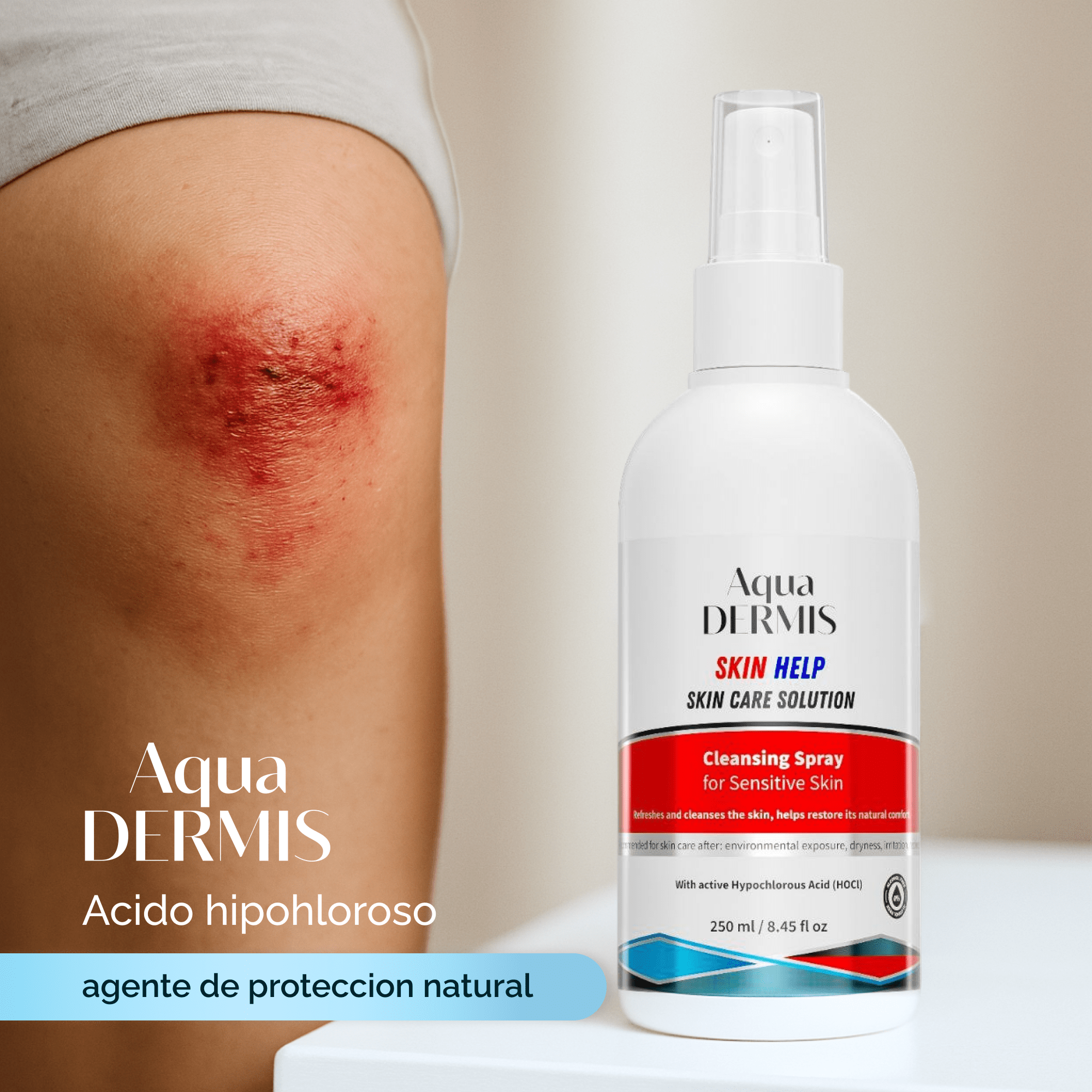 Dúo de Brumas con HOCl – Hidratación Diaria y Recuperación de la Piel (Pack para Piel Sensible y Todo Tipo de Piel) - Sterilox C&B Europe SL