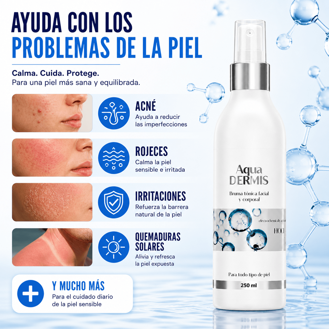 HOCl Daily Face & Body Mist – Spray Hidratante para Todo Tipo de Piel (250 ml) - Sterilox C&B Europe SL
