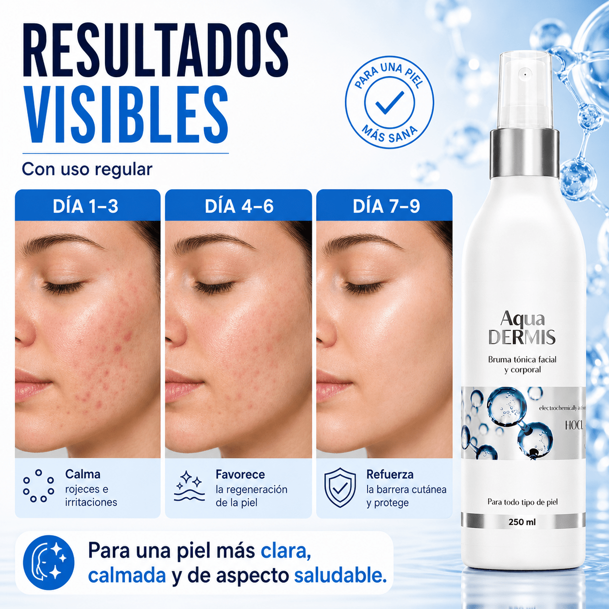 HOCl Daily Face & Body Mist – Spray Hidratante para Todo Tipo de Piel (250 ml) - Sterilox C&B Europe SL